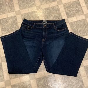 LL Bean women's jeans. Dark wash, like new. Size 16 petite.